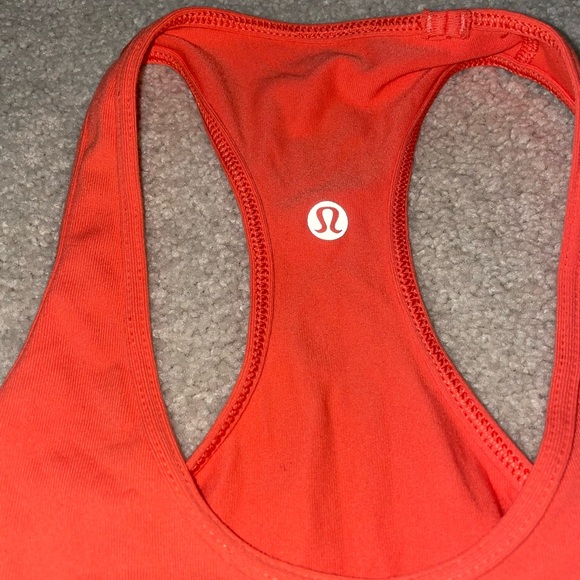 Orange lululemon tank - Picture 2 of 2
